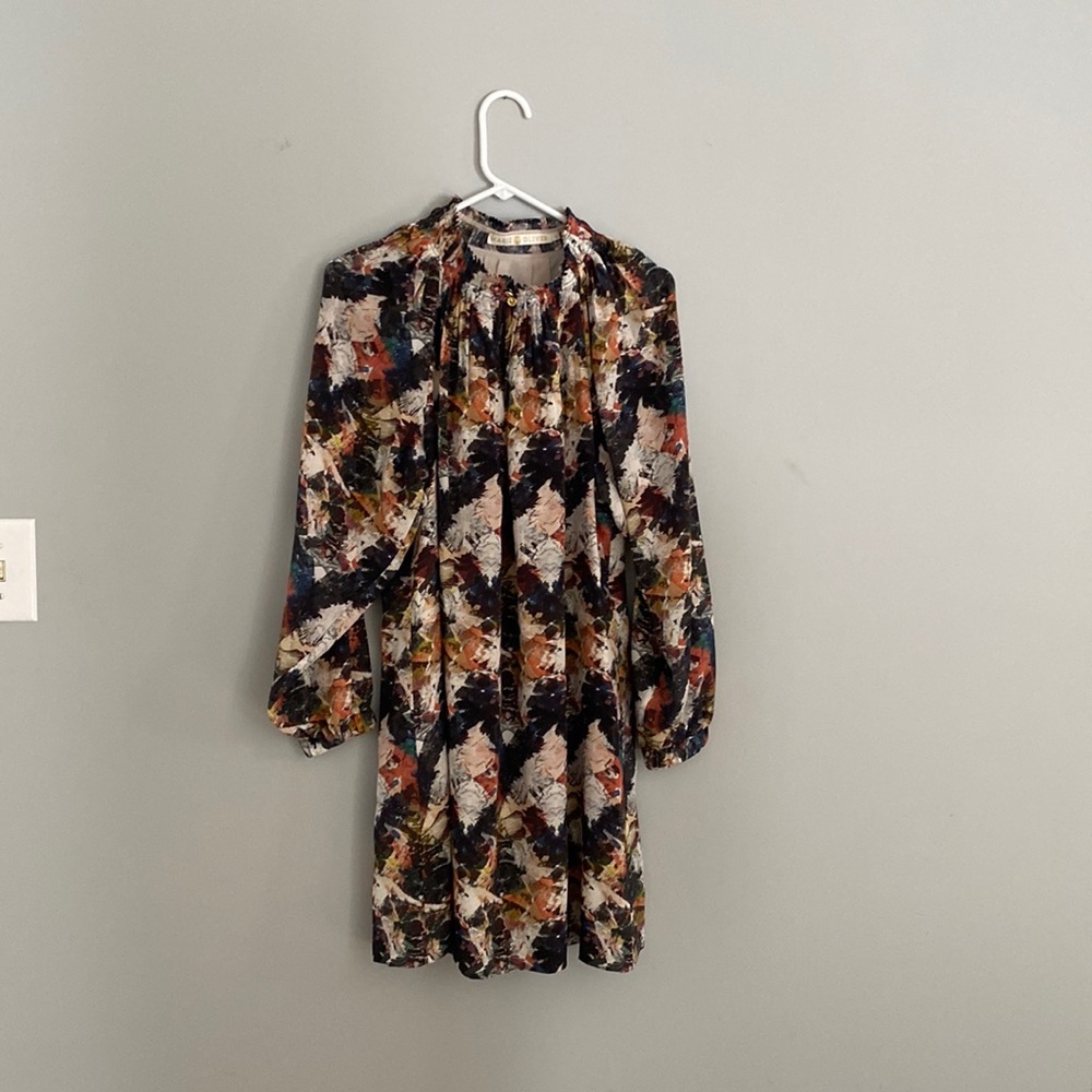 Marie Oliver beautiful fall dress
